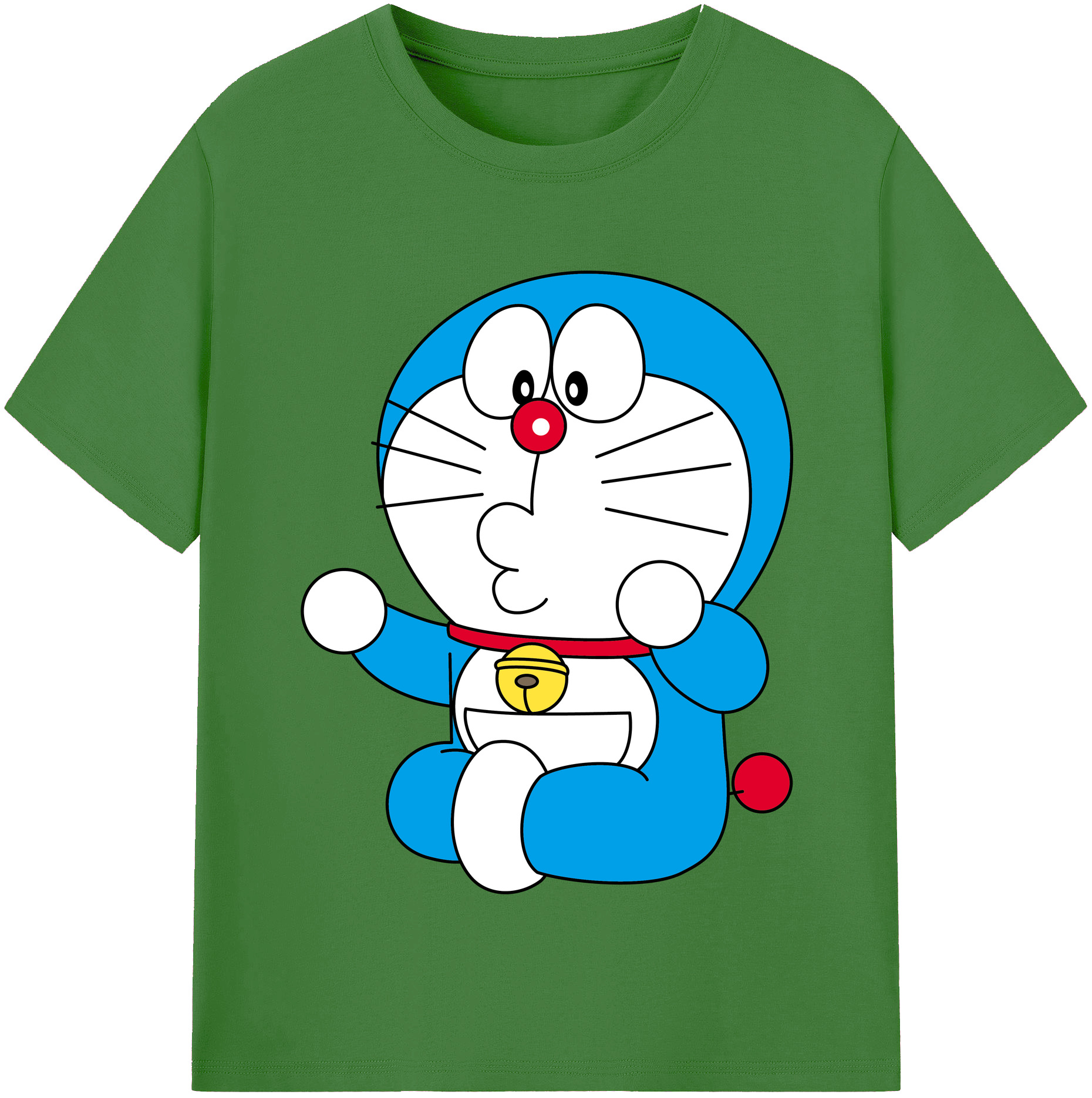 （画像用） ドラえもん Doraemon レディースカジュアルプリントTシャツ（綿100％）